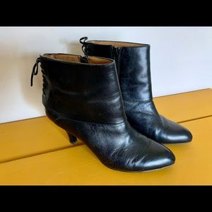 Soft size 9.5 Black leather booties